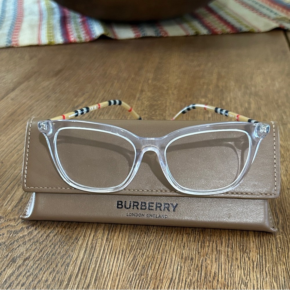 Burberry Tan Eyeglasses with Case